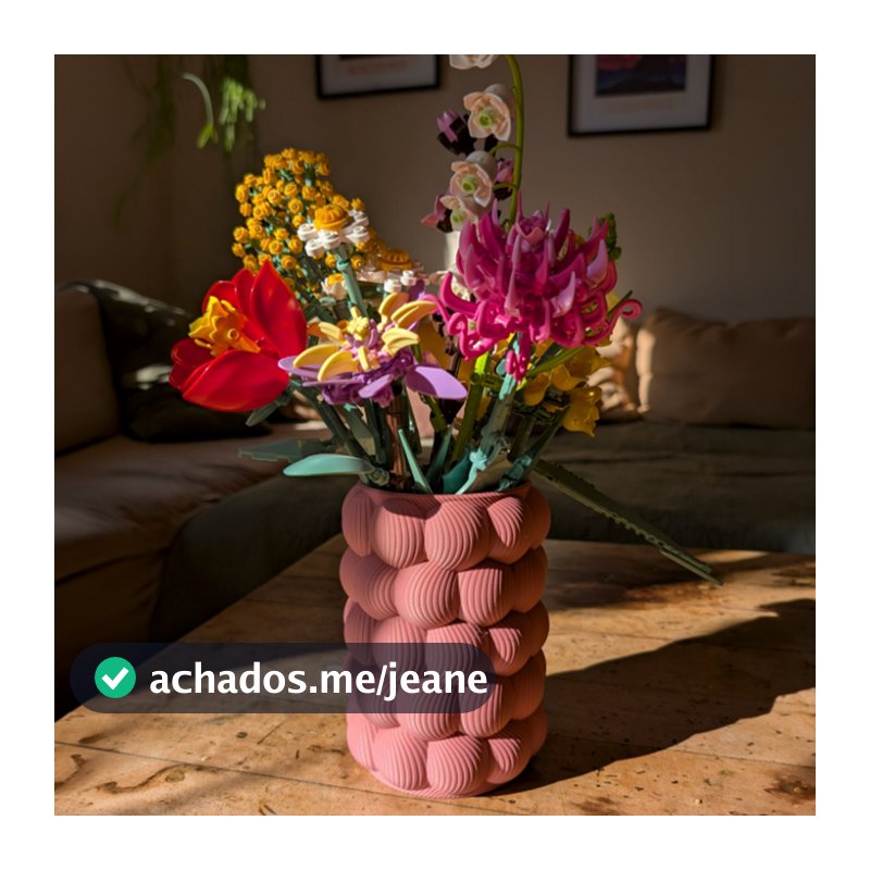 Vaso Decorativo Texturizado | Design Escultural Moderno | Plantas Secas Sala Quarto Premium