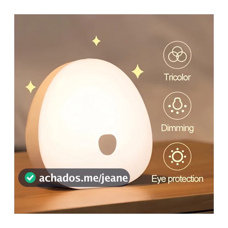 Instrumento de Dormir Com Ruído Branco, Toque Recarregável Inteligente, Luz Noturna Colorida, Instrumento Calmante Notur