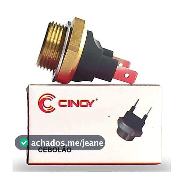 Cebolao Radiador universal interruptor de temperatura 2 Pinos Cinoy