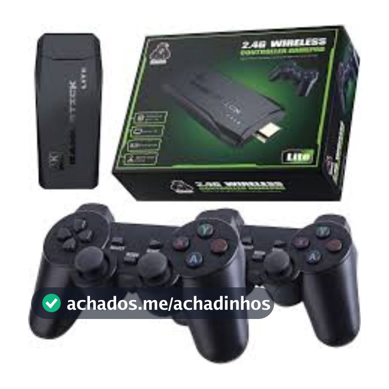 Video Game Stick 4K Original 64G - 10.000 Jogos e Controle Sem FioLeia o anúncio