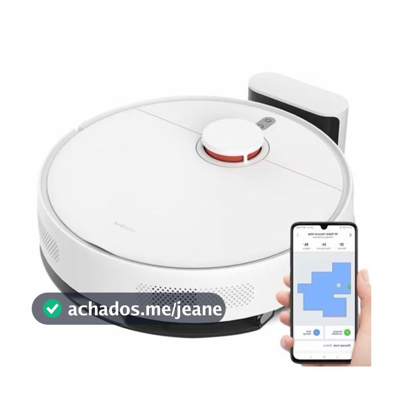 Robô Aspirador Xiaomi S40C Inteligente Passa Pano Aspira Varre utomático Wi-Fi Controle App Alexa Alta Sucção Original