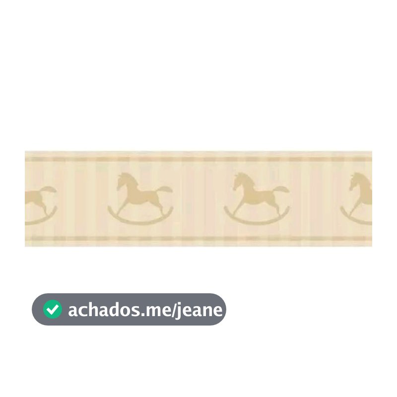 Faixa Decorativa Cavalinho Infantil para Quarto de Bebê Decoração de Parede e Quarto Infantil