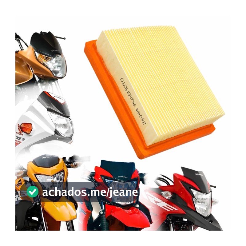 Filtro Ar Titan Fan 125 150 Bros 150 160 Xre 190 Pop 100 110