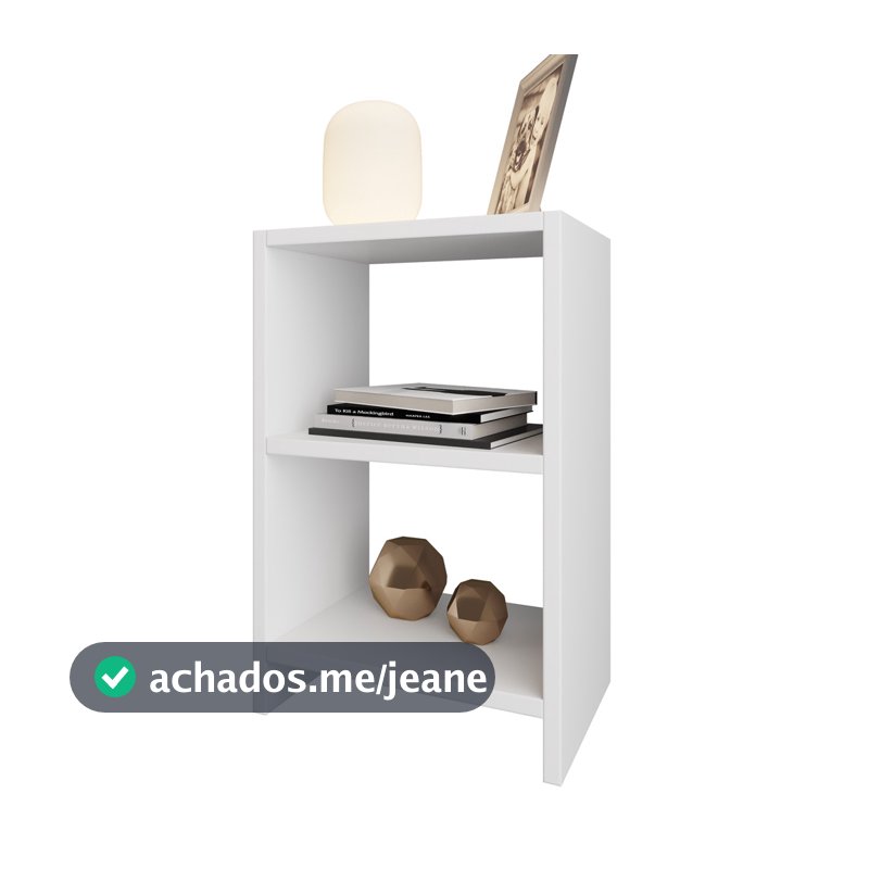 Mesa de Cabeceira Ibiza Pequena e Elegante Estilo Minimalista