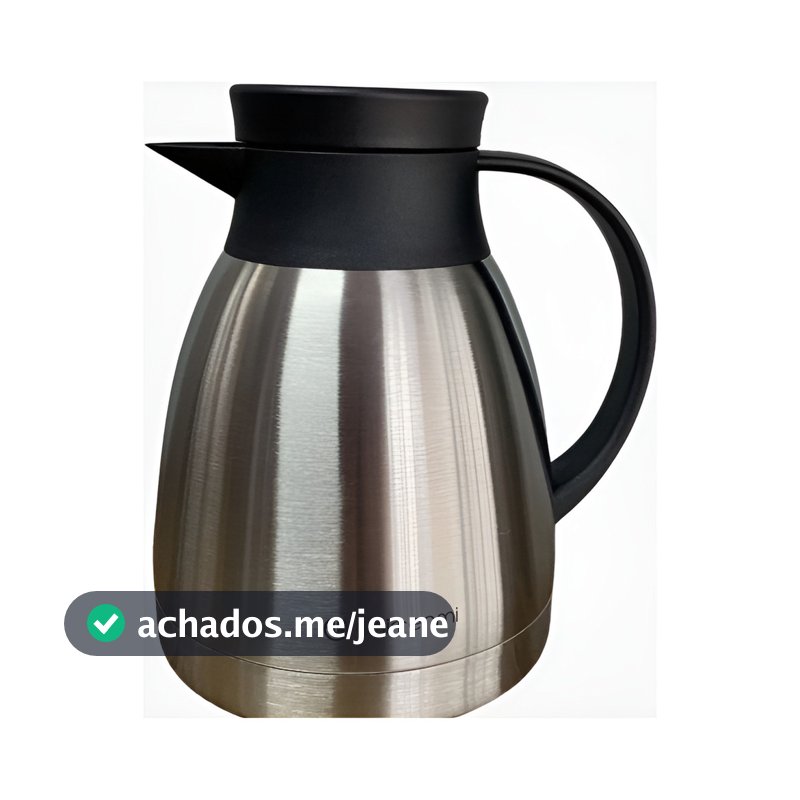 Garrafa Térmica Inox Bule Paris 1 Litro Café Chá Leite Unitermi