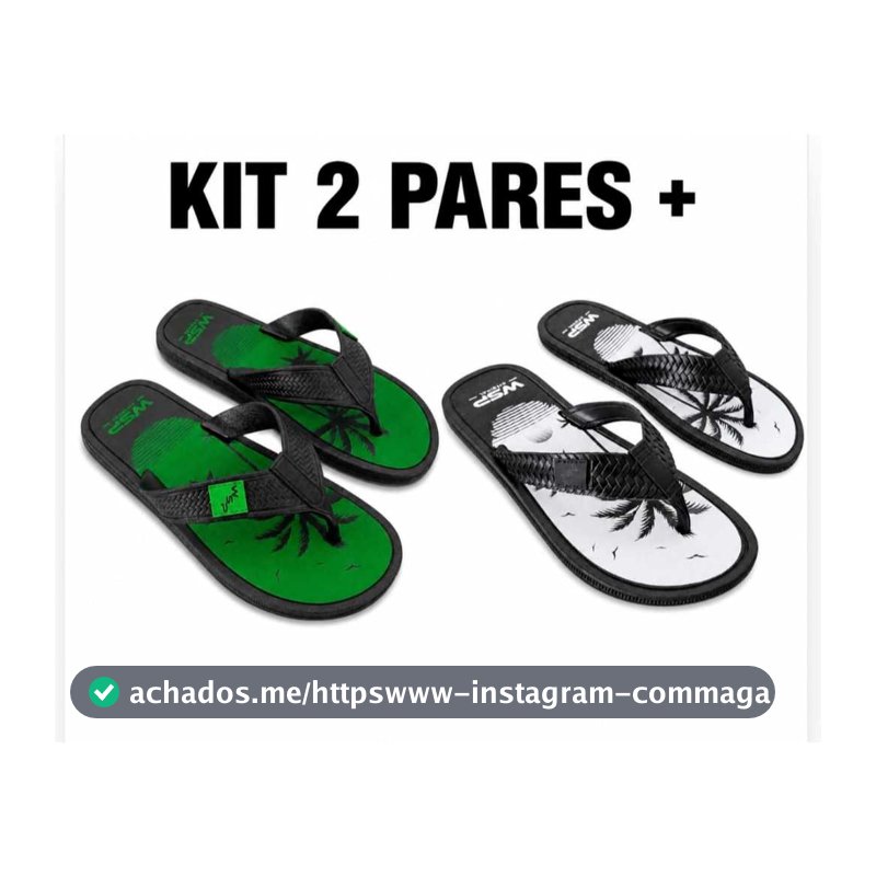 Kit 02 Pares  chinelo masculina sandálias masculinas chinela masculina chinelos chinelo masculino