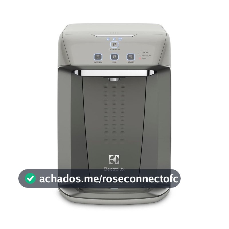Purificador Electrolux Eletrônico c/ Painel Digital e Filtro Luz UV Bivolt Cinza (PA31G)