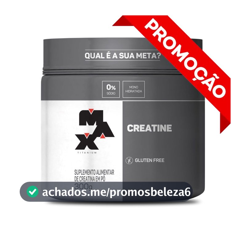 Creatina Max Titanium 300g Pura