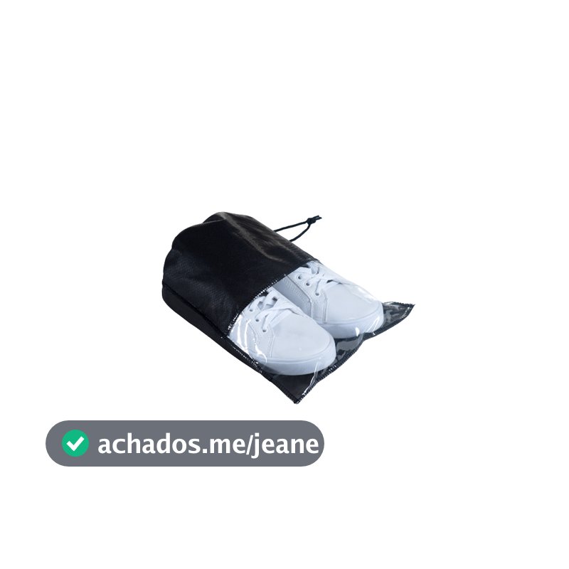 Kit de Sacos para Guardar Organizar Sapatos Tênis Chinelo C/visor de Pvc