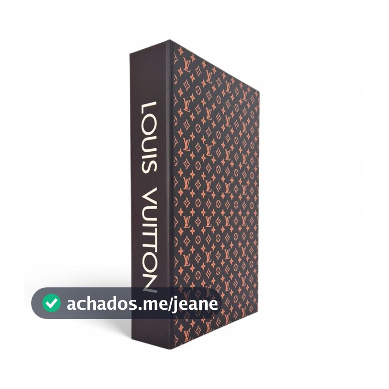 Livro para decoração de Luxo porta Objetos Grife Fake