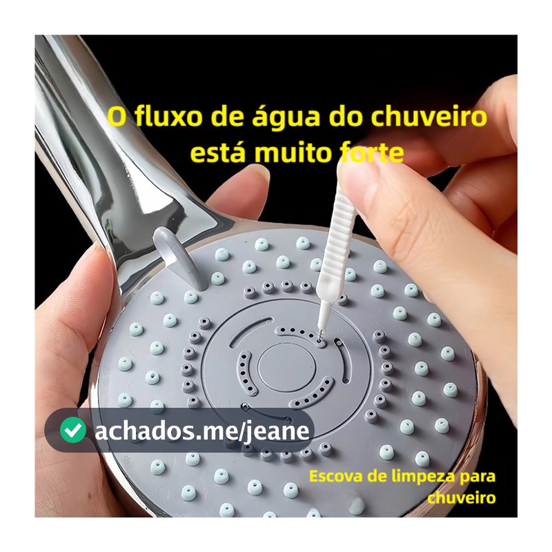 Kit 30, Escova Desentope Chuveiro Mini Limpador Celular Multifuncional