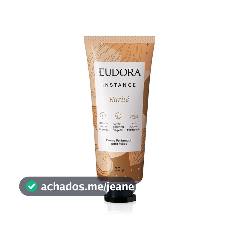 Creme Perfumado para Mãos Instance Karité 30g