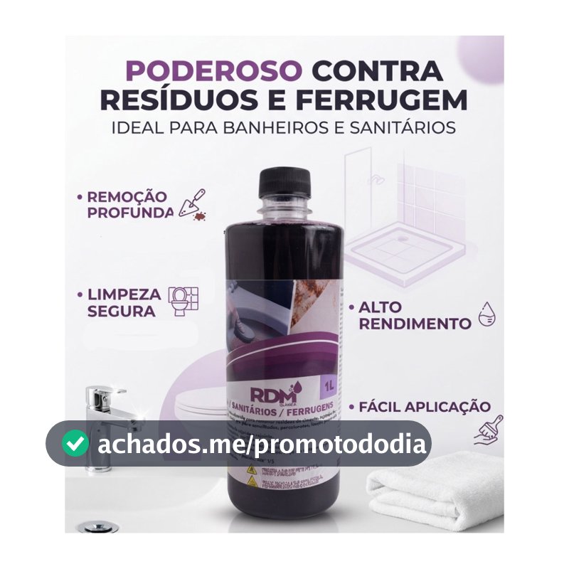 Renova Sanitários Detergente Limpador Original RDM 500ML