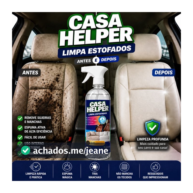 Limpa Espuma Multiuso Poderosa para Carro e Casa