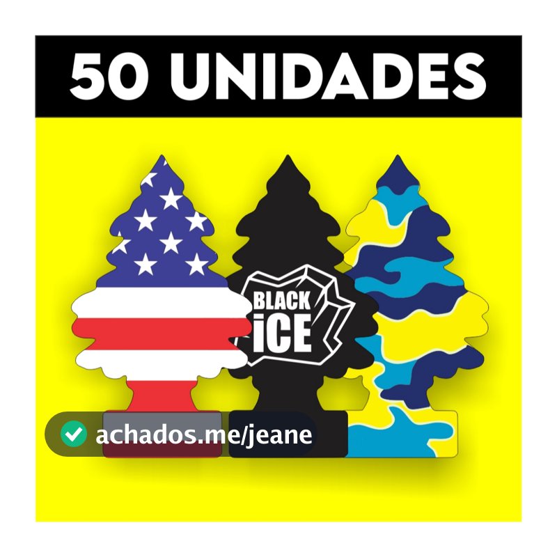 Kit 50 Cheirinho Aromatizante Para Carro Novo Cheiroso Pinheiro Sortidos - Envio Imediato