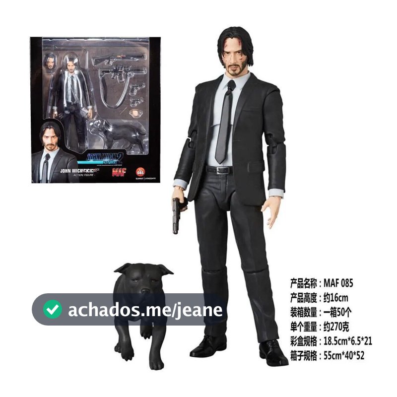 MAFEX085 Fast Hunt John Wick Hand Joint Modelo Móvel Ornamentos Periféricos Boneca Presente