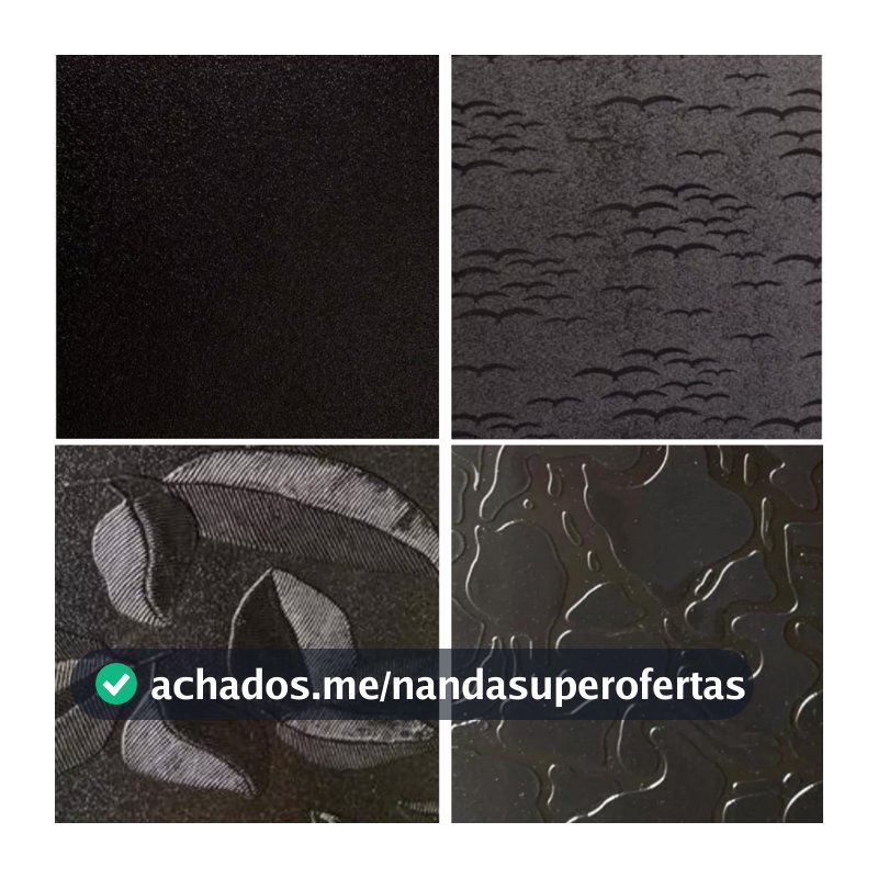 Chapa de Acrílico PET Para Box E Gabinetes 90x98 Fumê Vários Modelos Sob Medida