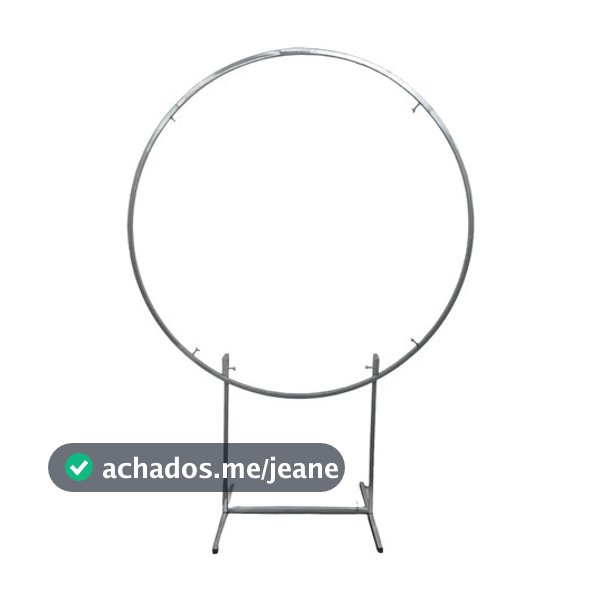 Estrutura Arco Painel Redondo Aço Resistente Decoração Eventos Festas Desmontável Resistente