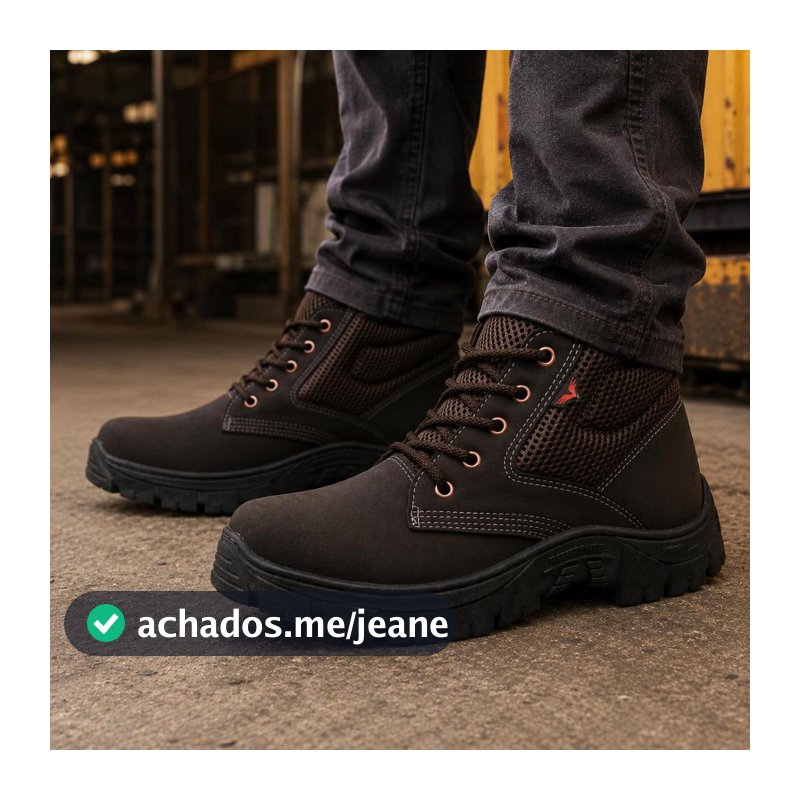 Bota Coturno Masculino Trabalho Adventure Trilha Com Cadarço Macio Estiloso Confortavel DIUBER