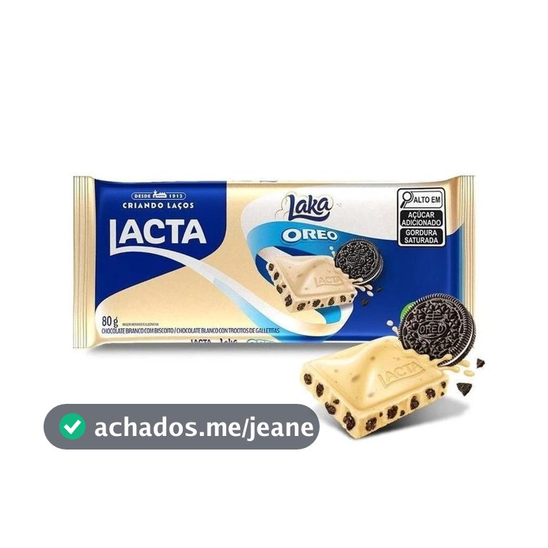 Chocolate Lacta Laka Oreo 80g