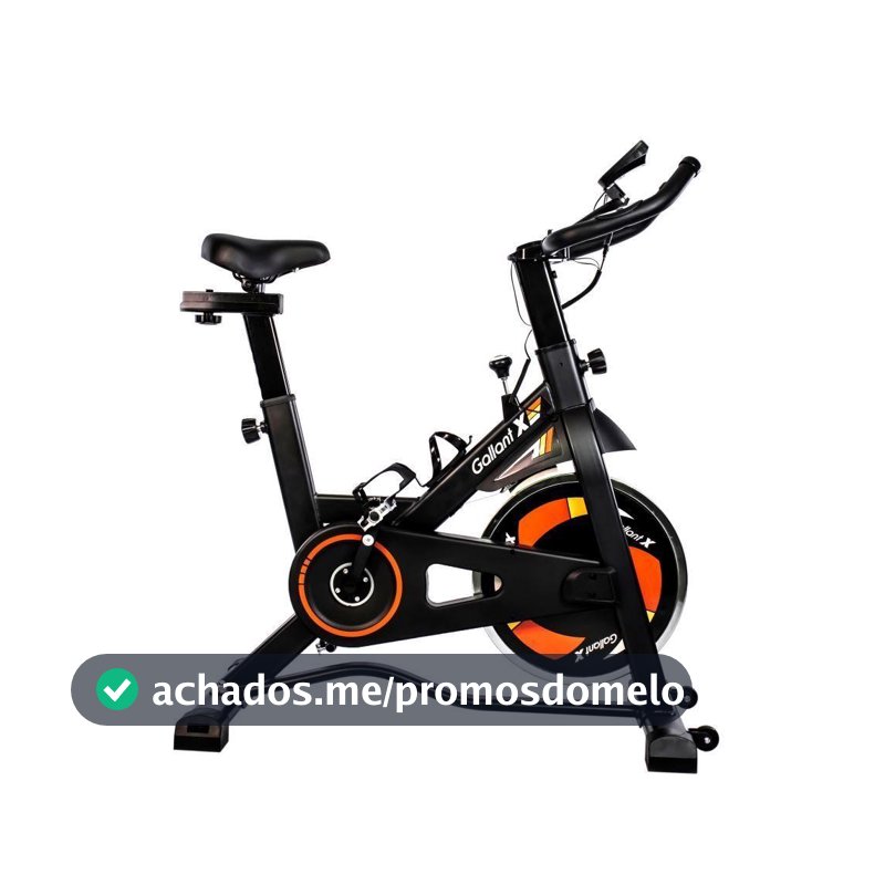 Bicicleta Ergométrica Gallant Elite X Spinning Roda De Inércia 8Kg Ate 110Kg Mecânica (GSB08HBTA-PT)