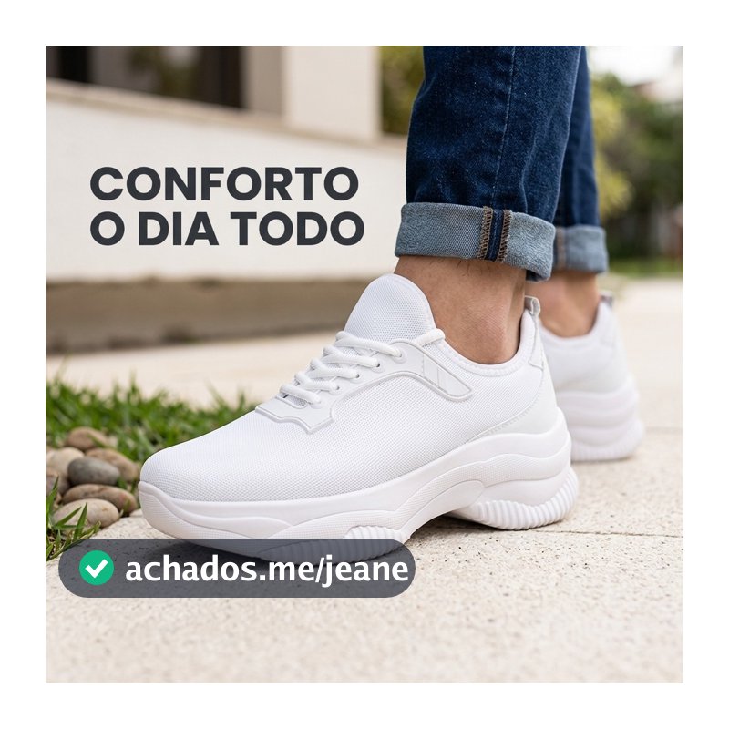 Tênis Feminino Com Salto Esporão Ortopédico Anatômico Academia Caminhada Confortável Promoção Barato 33 Ao 40 Detalhe