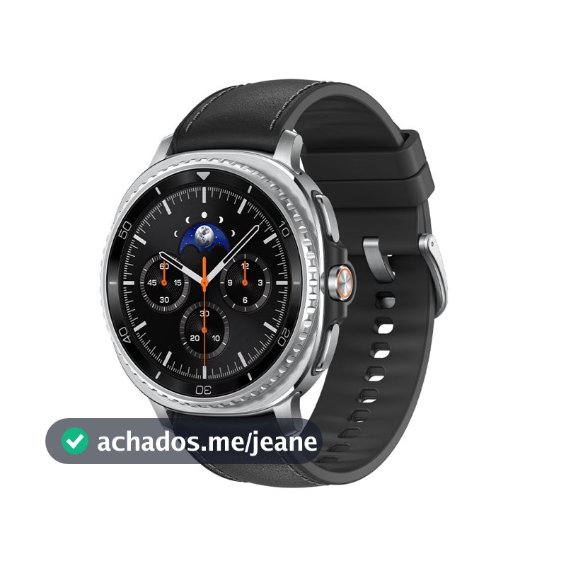 Samsung Galaxy Watch8 Classic Smartwatch 46mm LTE, Galaxy AI, Tela em Cristal de Safira