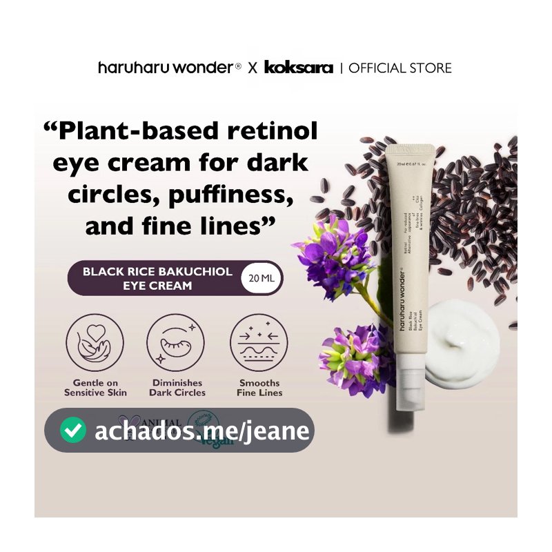 Haruharu Wonder Black Rice Bakuchiol Eye Cream 20ml
