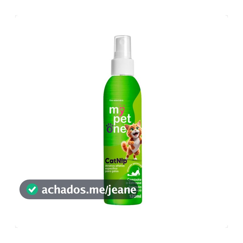 Catnip Liquido Spray Erva-Do-Gato - Mypetone 120 Ml