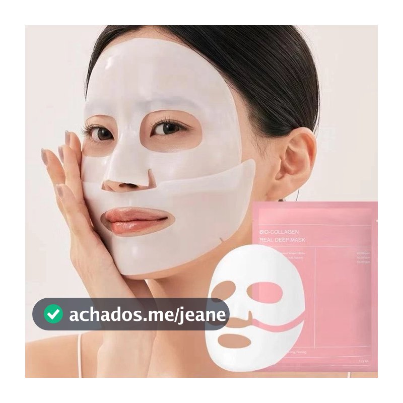Bio-collagen real deep mask Mascara Skincare Coreana Noite Toda de Hidratação Profunda