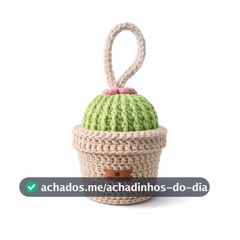 Peso de porta Cactus de Cordinha