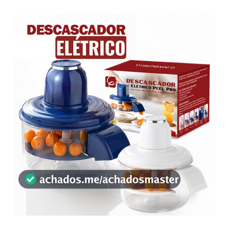 Descascador Elétrico Para Descascar Uvas Frutas Alho Tomate