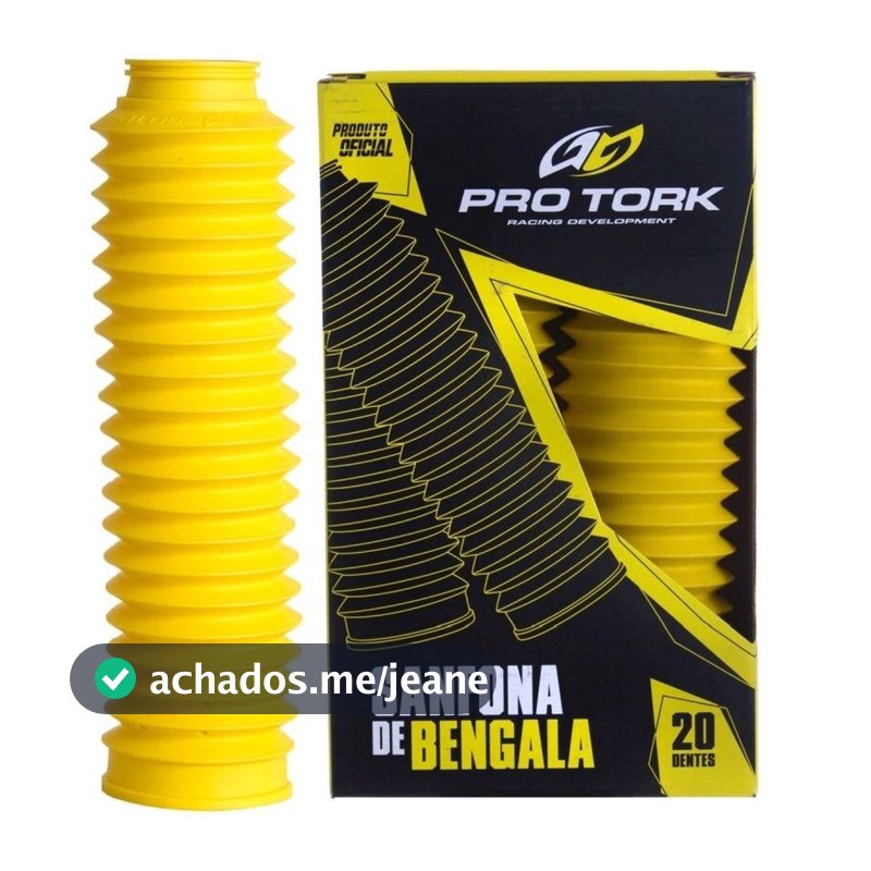 Sanfona de Bengala Pro Tork 20 Dentes DT 180/ XLR 125/ XTZ 125/ NXR Bros 125/ 150