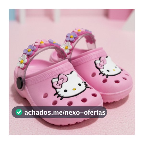 Sandália Papete Infantil Menina Maria Fiore