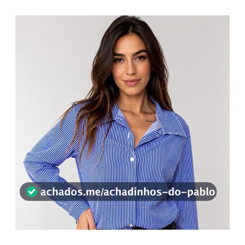 Camisa Social Feminina Manga Longa Crepe Premium Listrada e Lisa Não Amassa Blusa Elegante Escritório