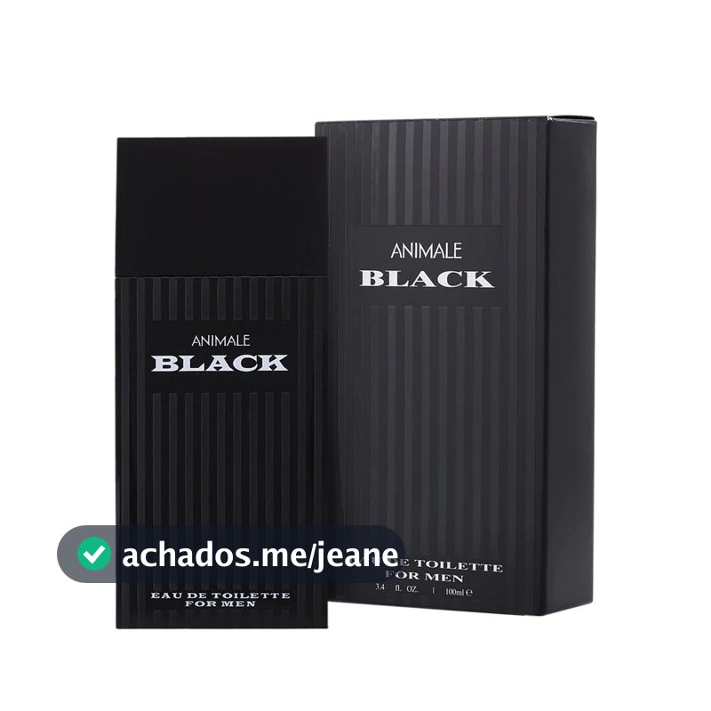 Animale Black for Men Eau de Toilette - Perfume Masculino 100ml