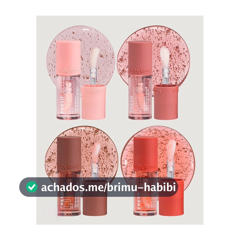 Lip Oil Fresh Lips Ruby Rose | Hidratante Labial