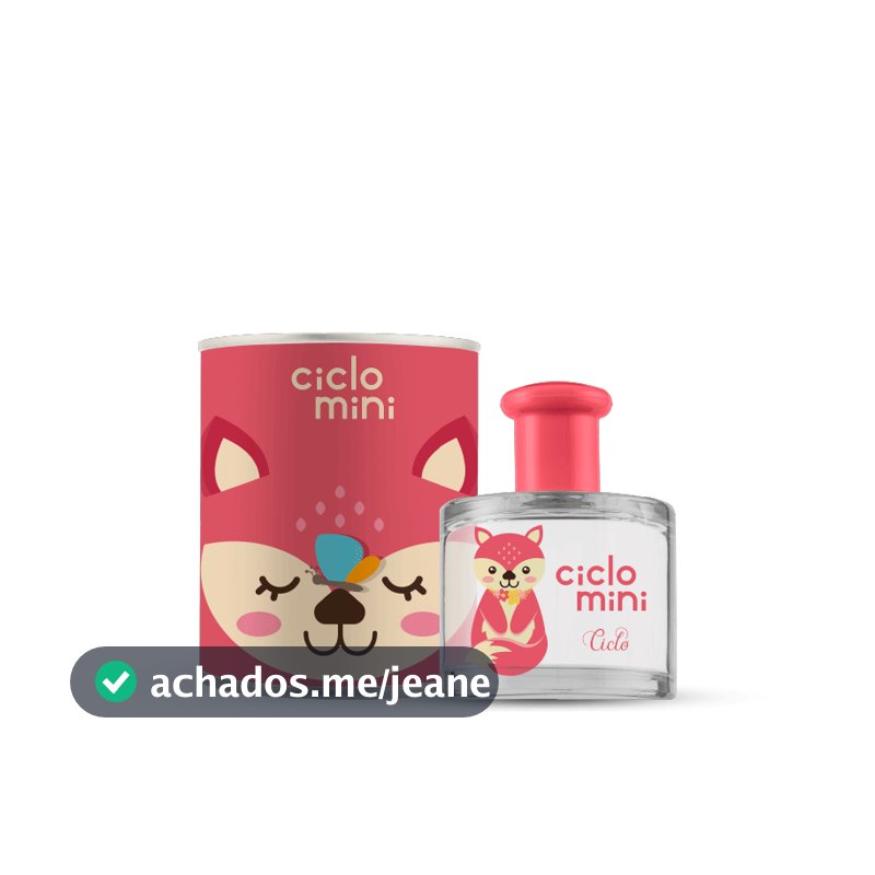 Perfume Infantil Deo Colônia Raposete Ciclo 100ml
