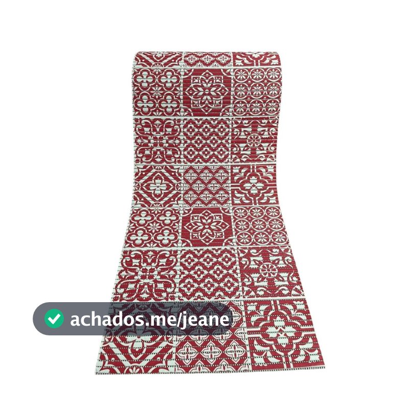 Passadeira Emborrachada 43cm de Largura Diversos Tamanhos, Anti Derrapante - Anti mofo, Cozinha