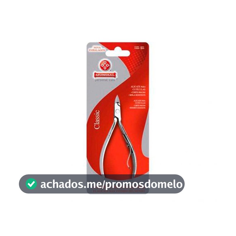 Alicate de Cutícula Mundial 522C: Precisão e Durabilidade