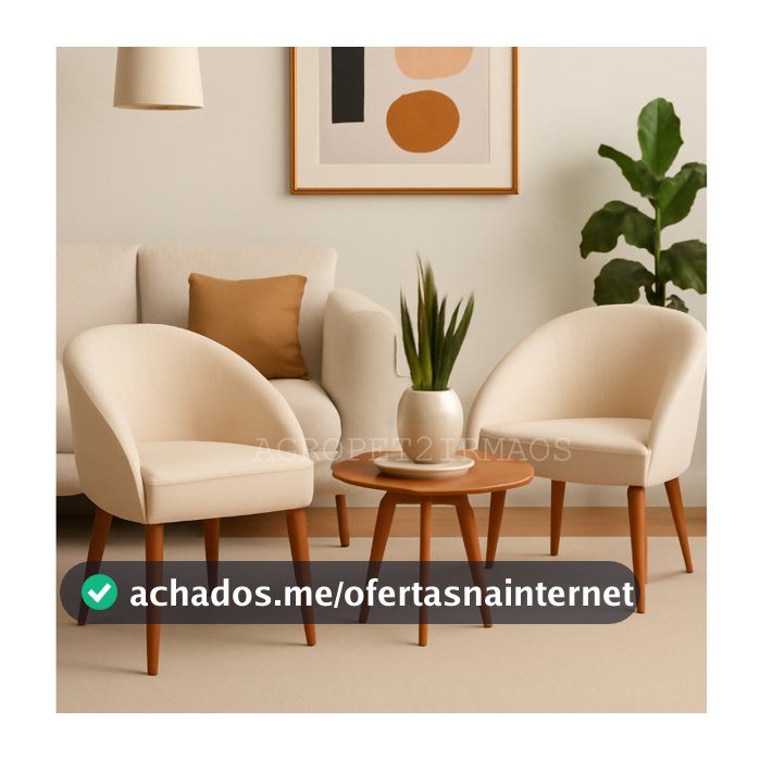 kIT 2 Cadeira Lua Decorativa Poltrona Lua Sala de Estar Salão Quarto Estética Decoração Recepção