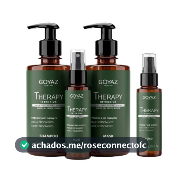 Goyaz Hair Care Kit Therapy Intensive + Tônico GRÁTIS | AntiCaspa, AntiQueda, Cabelos Fortes
