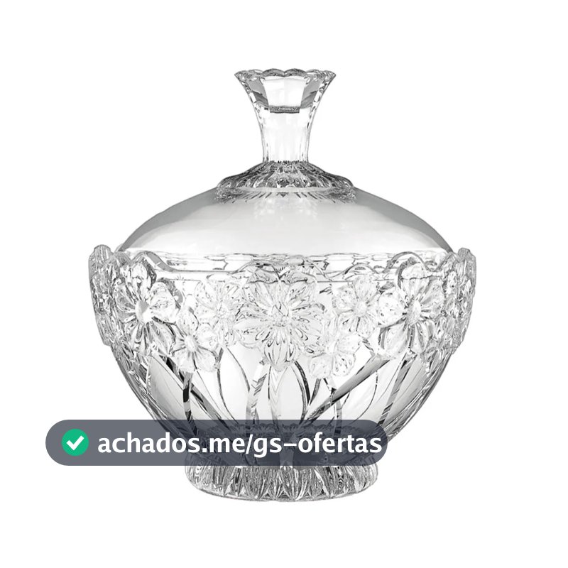 Bombonieres Baleiro De Vidro Com Tampa 350 ML Decorativo Resistente Elegante Luxo