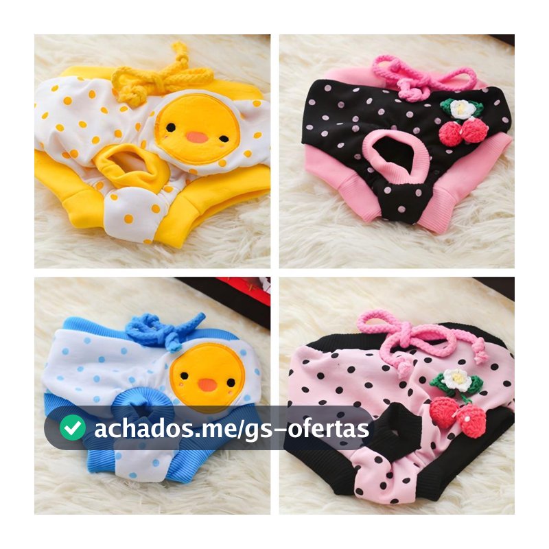 Fralda Fisiológica Lavável Para Cachorros/Filhotes