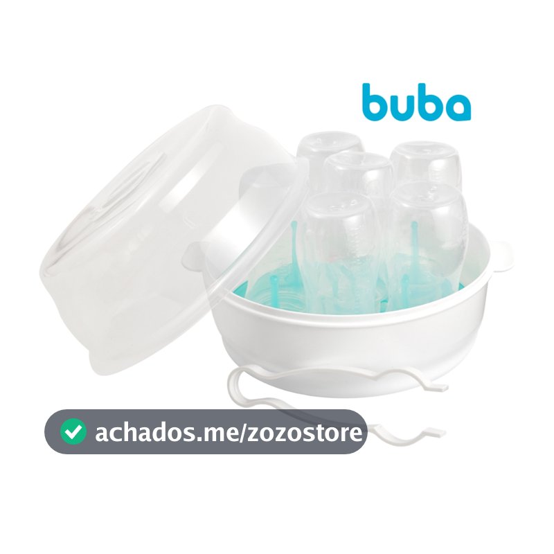 Esterilizador para Mamadeira Microondas Buba Limpa Mamadeiras e Chupetas Avent MAM Lillo