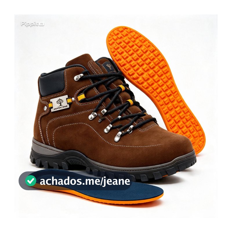 Kit Coturno Masculino Adventure + Palmilha Confortável