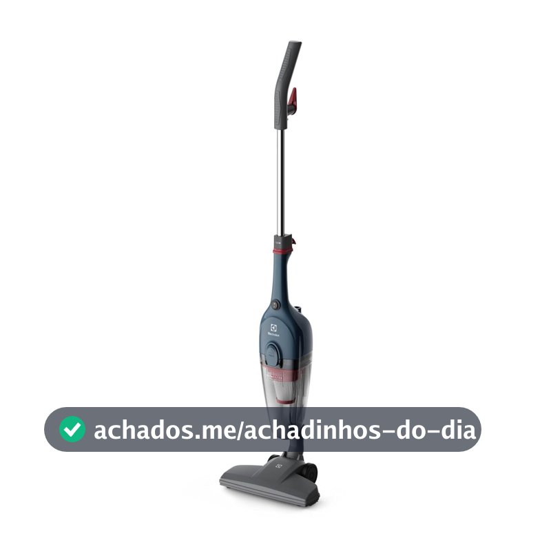 Aspirador de Pó Vertical com Fio Electrolux 1100W 2 em 1 Filtro HEPA Azul (STK13A)