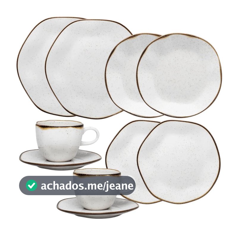 Jogo de Jantar 10 Peças Oxford Ryo Maresia