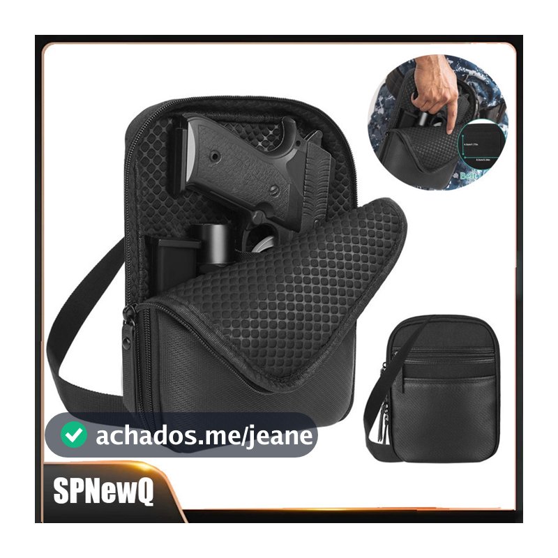 Saco De Pistola Tático Externo Multifuncional Escondido Portátil Cintura Ajustável Para Homens Ombro