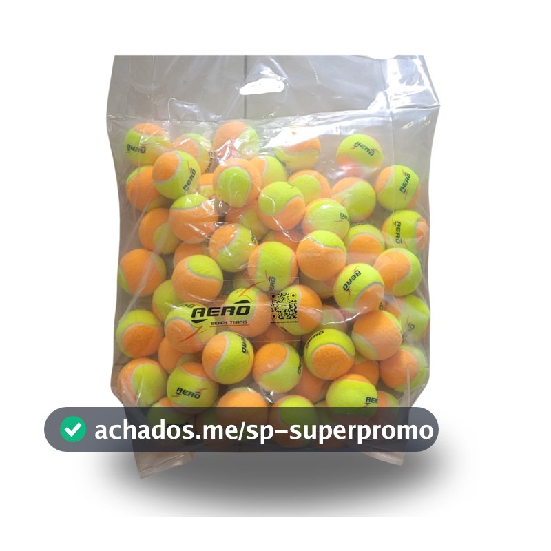 Kit 60 Bolas - Bolas de Beach Tennis Aero Pro ITF 2026 Stage 2 Aproved